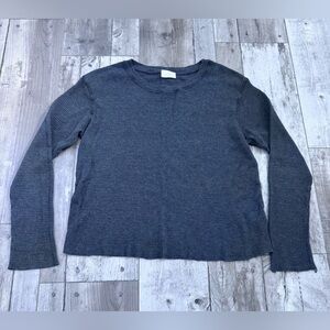 Anthropologie t.la gray Crew Neck Long Sleeve Top Shirt Small